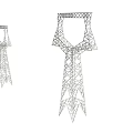 Detailed Wireframe Models of Transmission Towers with Geometric Metal Framework